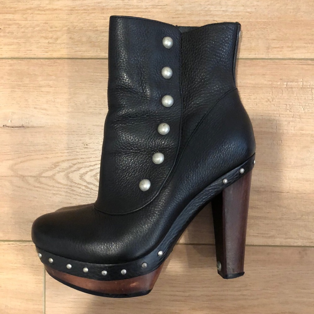 Leather UGG boots